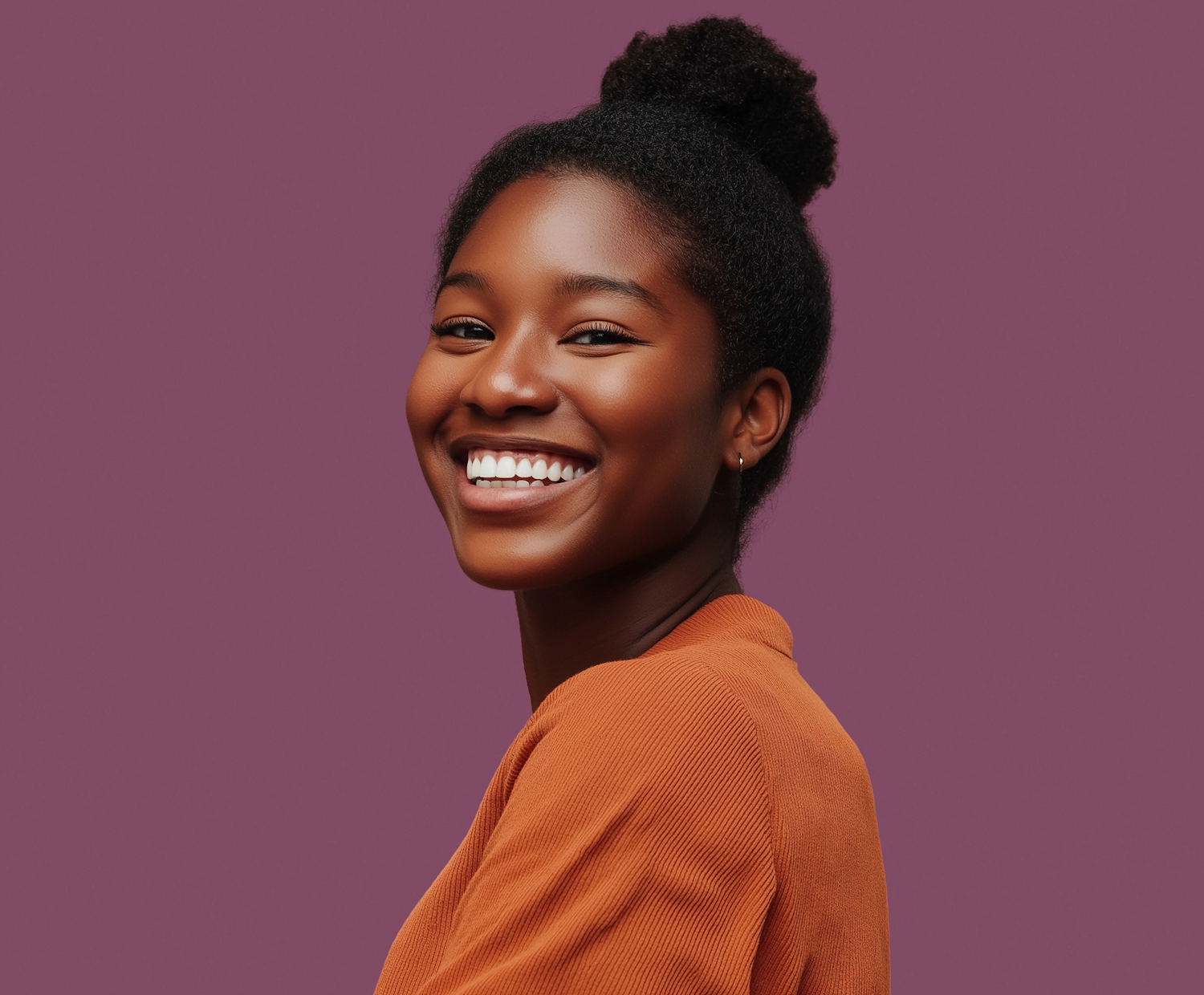 Portrait of a Smiling Woman