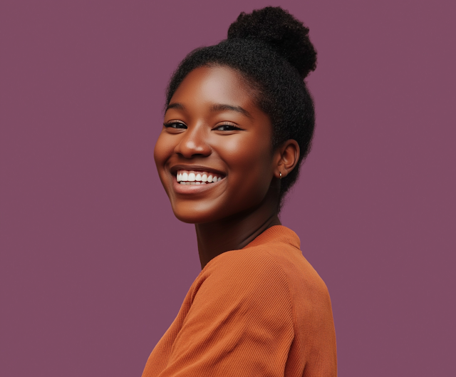 Portrait of a Smiling Woman