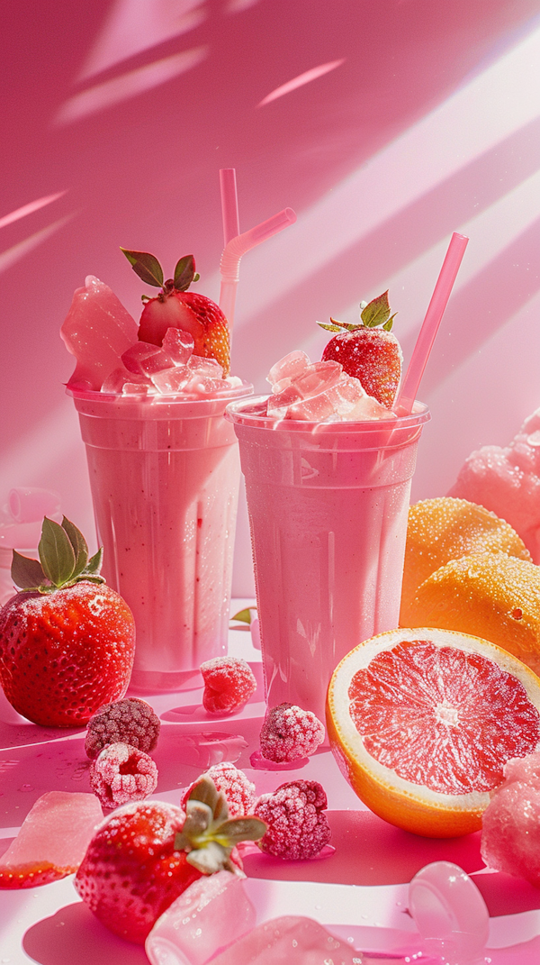 Strawberry Smoothies Composition