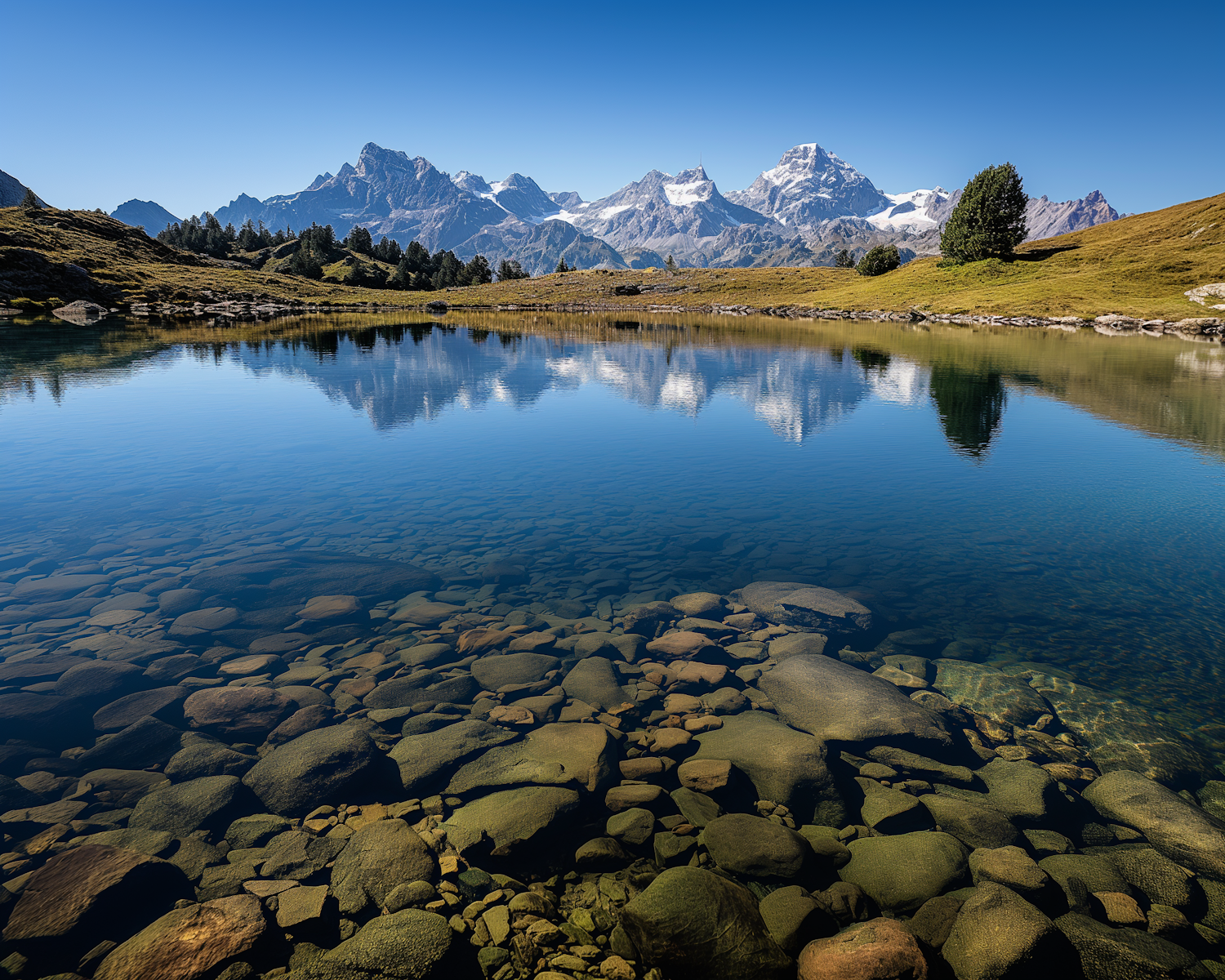 Serene Mountain Lake