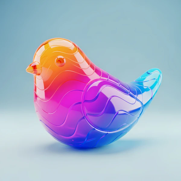 Abstract Bird Sculpture