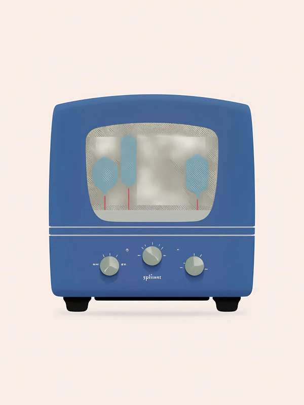 Retro Blue Radio