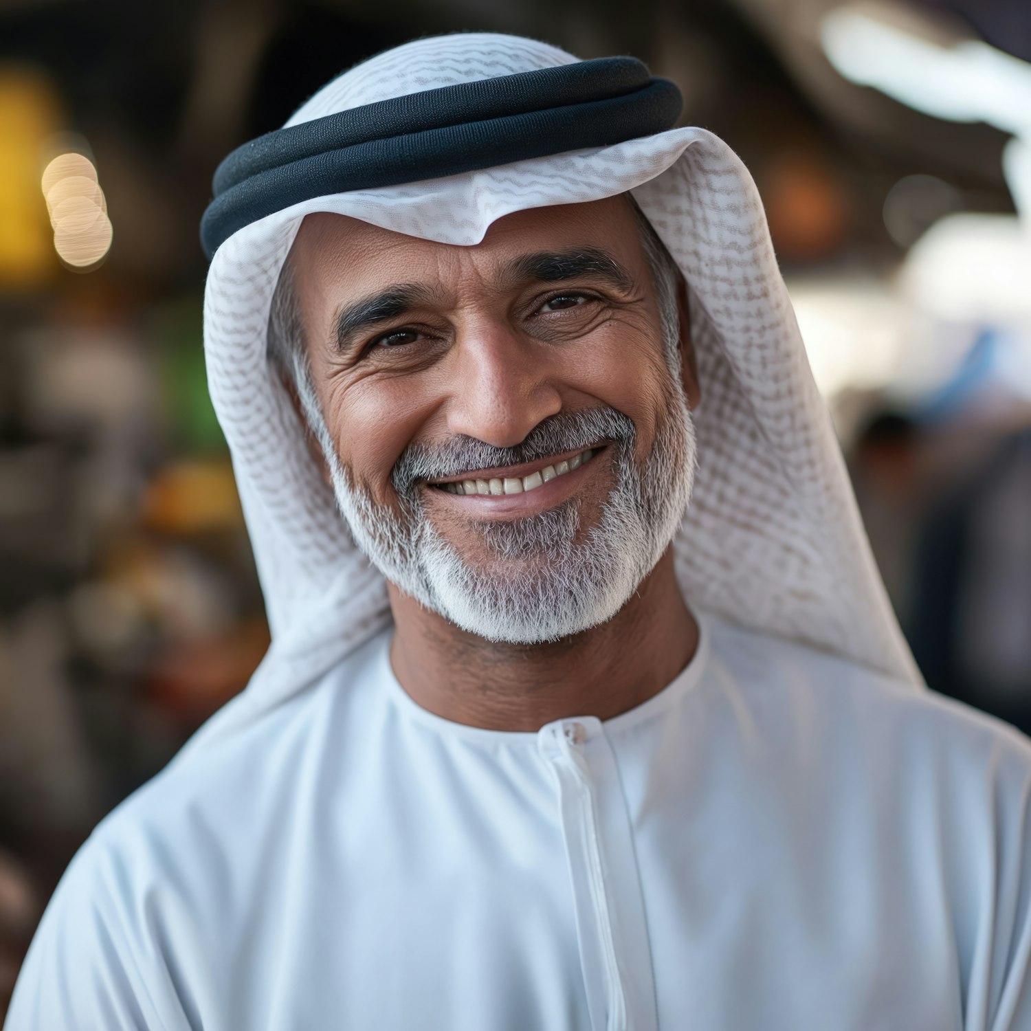 Portrait of a Man in Traditional Attire