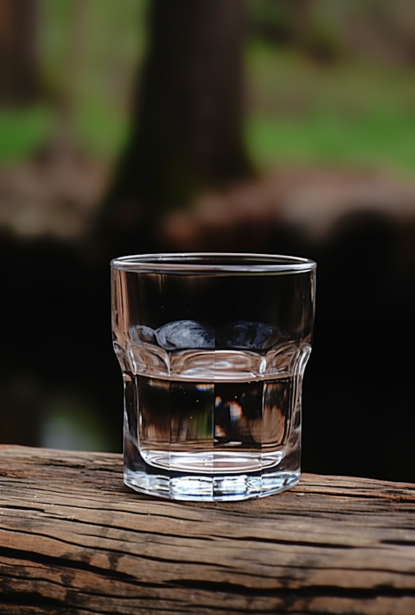 Rustic Tranquility: A Study in Glass and Light