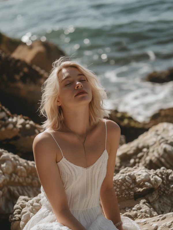 Woman by the Sea