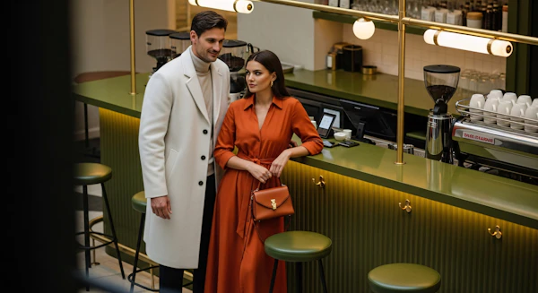 Modern Café Scene