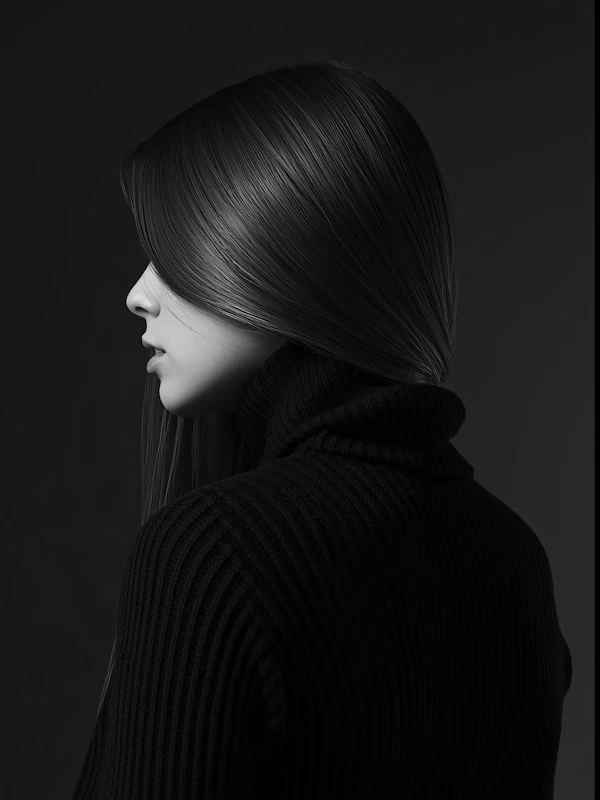 Elegant Profile Portrait