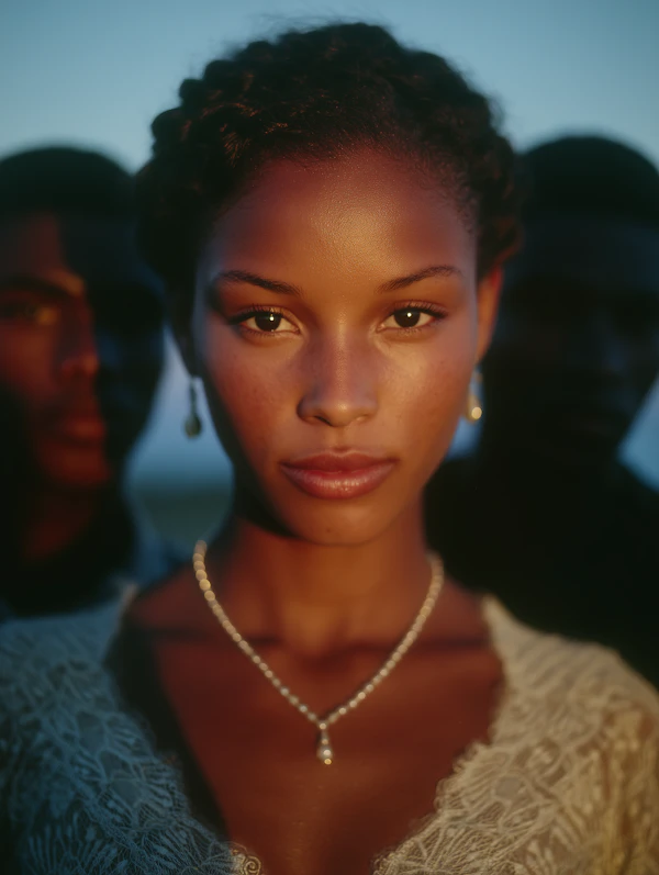 Evening Portrait of Woman