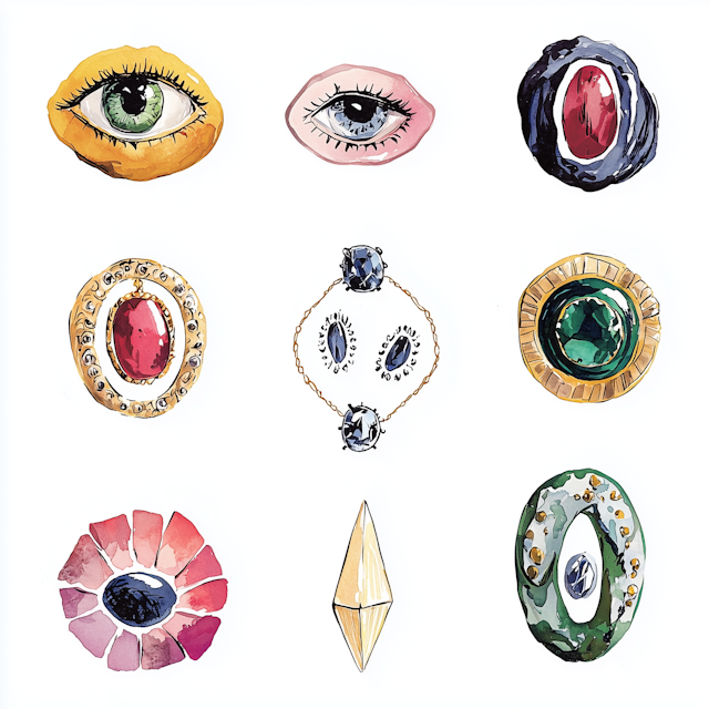 Artistic Eyes & Gems