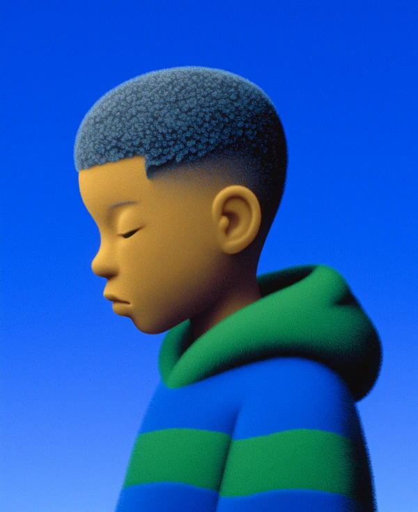 Stylized Profile Portrait