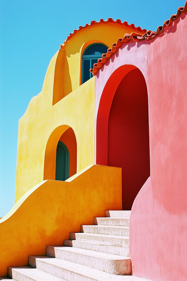 Vibrant Architectural Scene