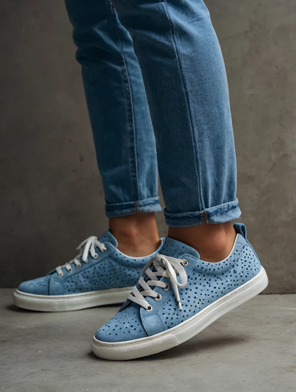 Stylish Blue Sneakers