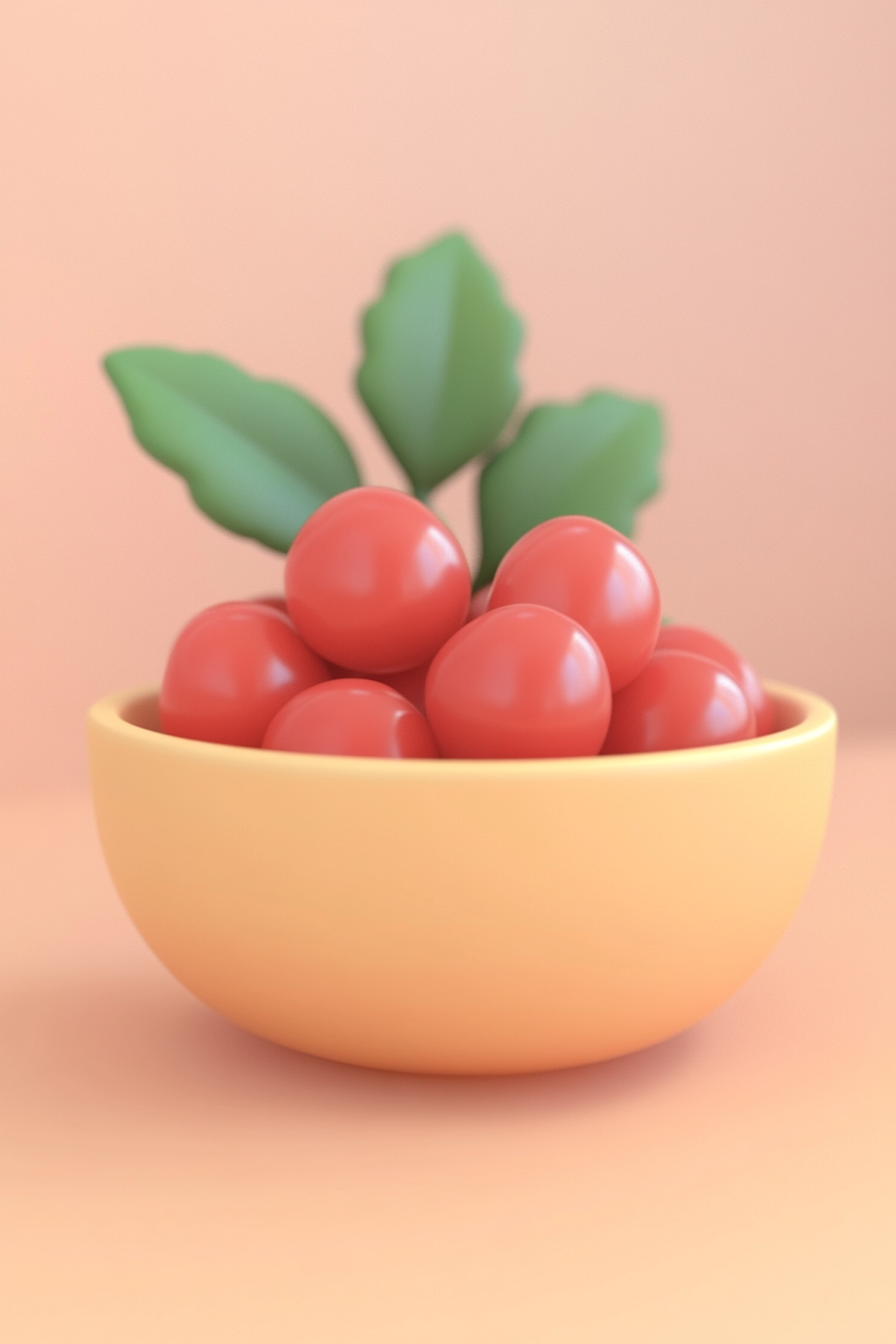 Bowl of Red Fruits