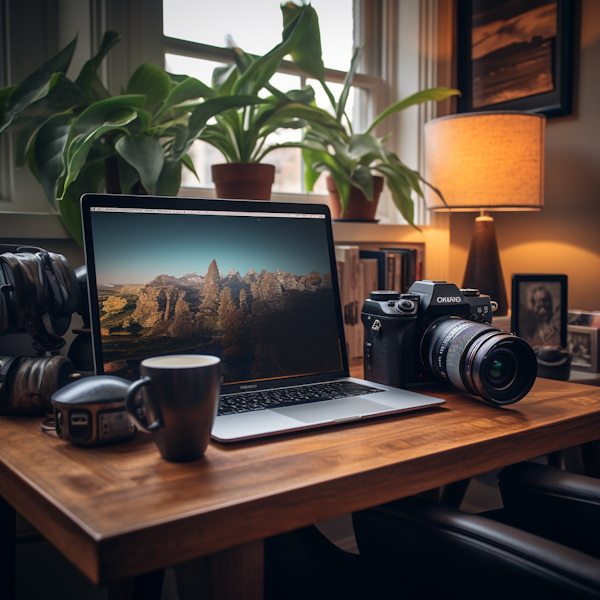 Inspired Photographer's Workstation