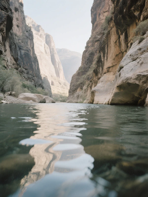 Serene Canyon Reflection