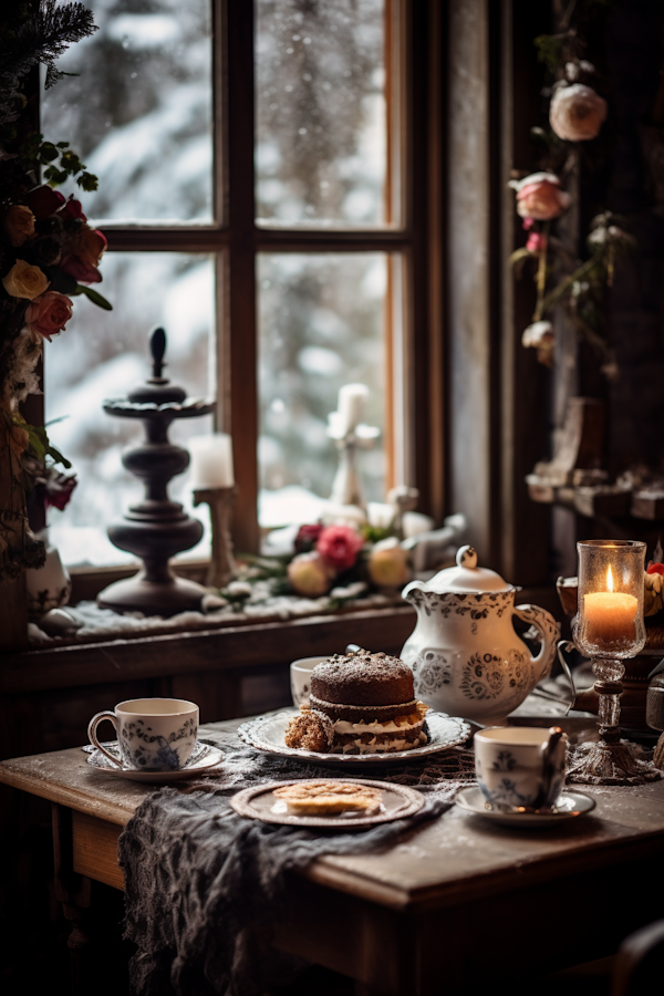 Cozy Winter Teatime Retreat