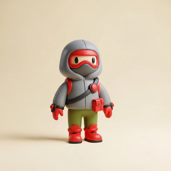Stylized Cartoon Hero