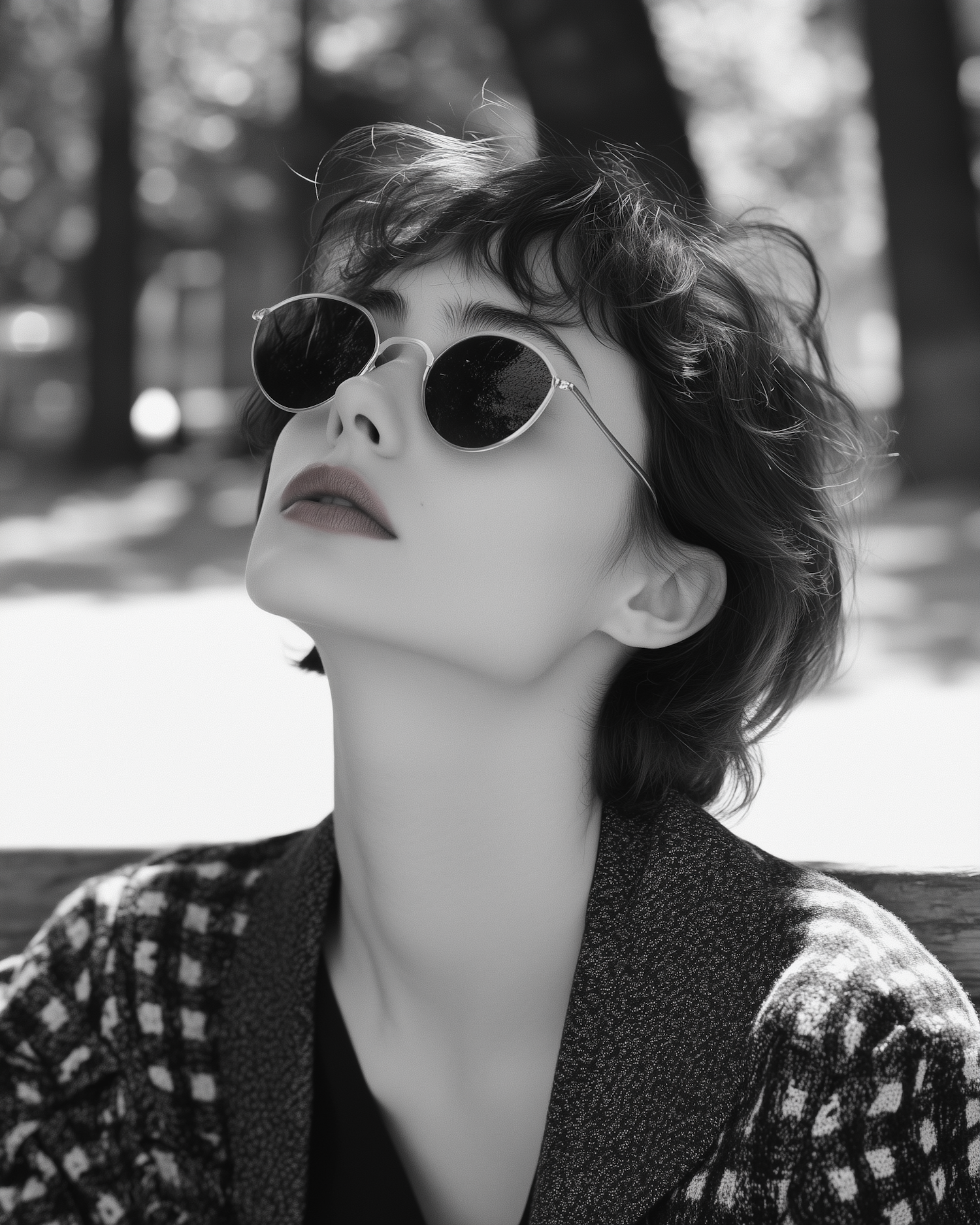 Black-and-White Portrait