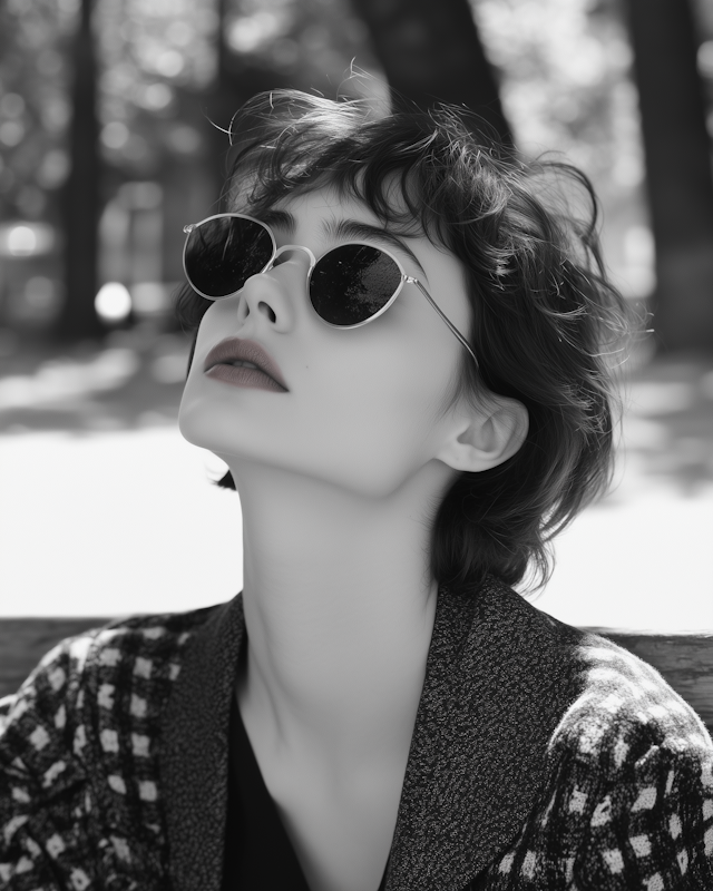 Black-and-White Portrait