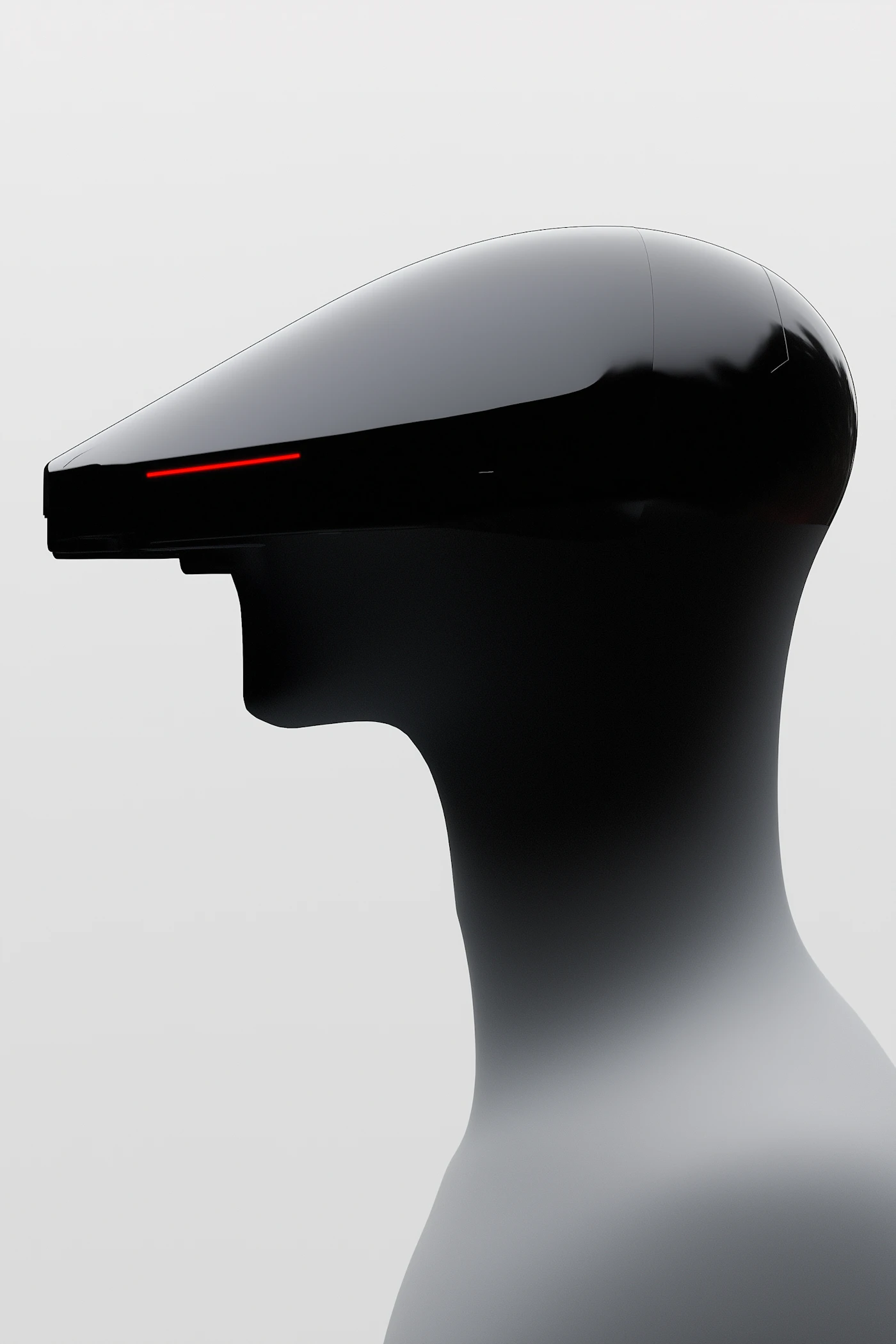 Futuristic AI humanoid concept