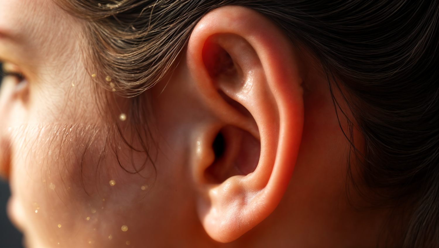 Close-Up Of Human Ear