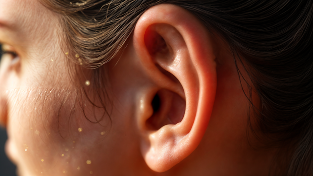 Close-Up Of Human Ear