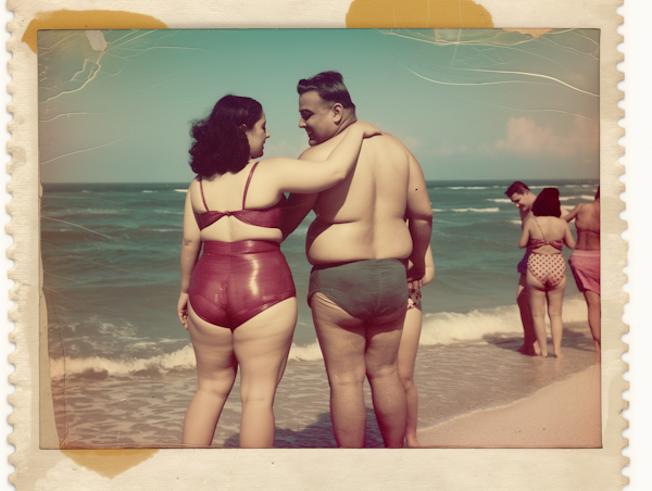 Vintage Beach Encounter