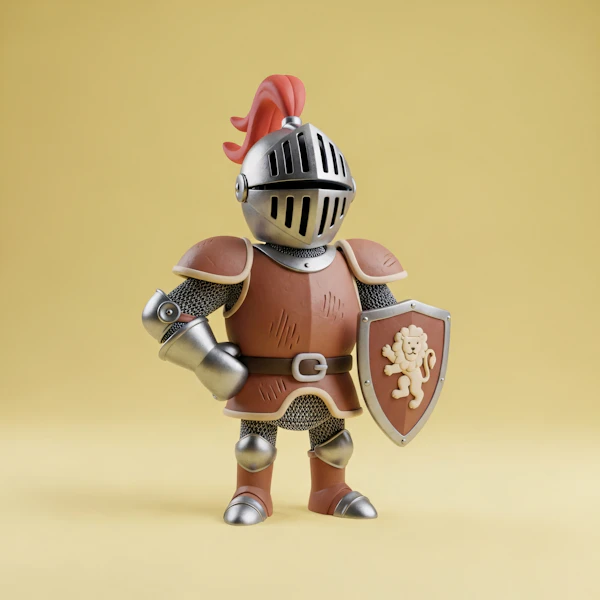 Whimsical Knight Render
