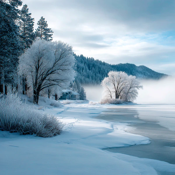 Serene Winter Landscape