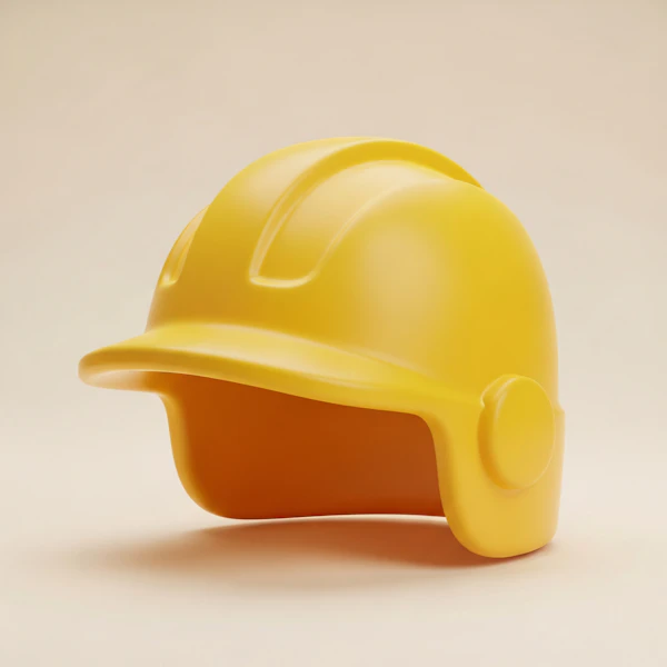 Yellow Construction Helmet