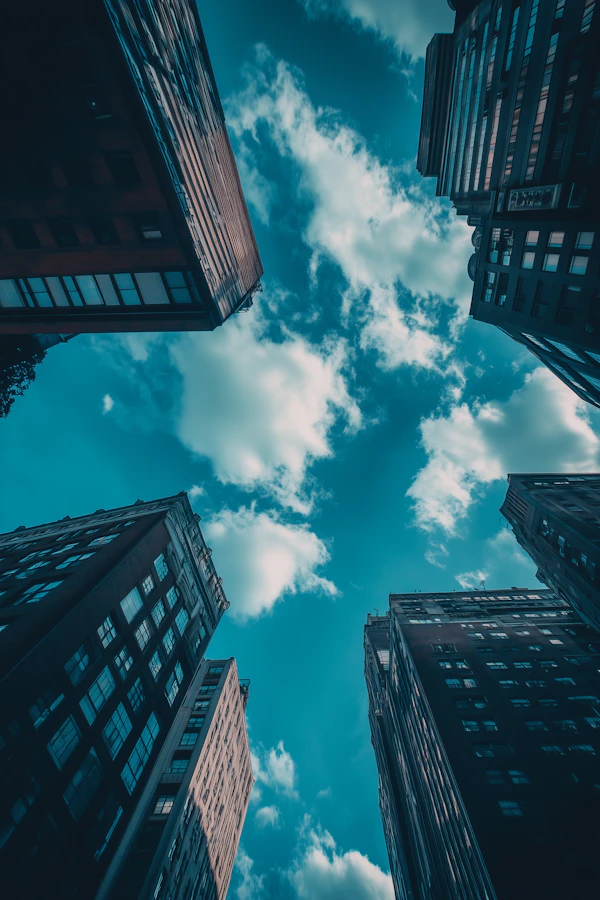Dramatic Urban Skyline