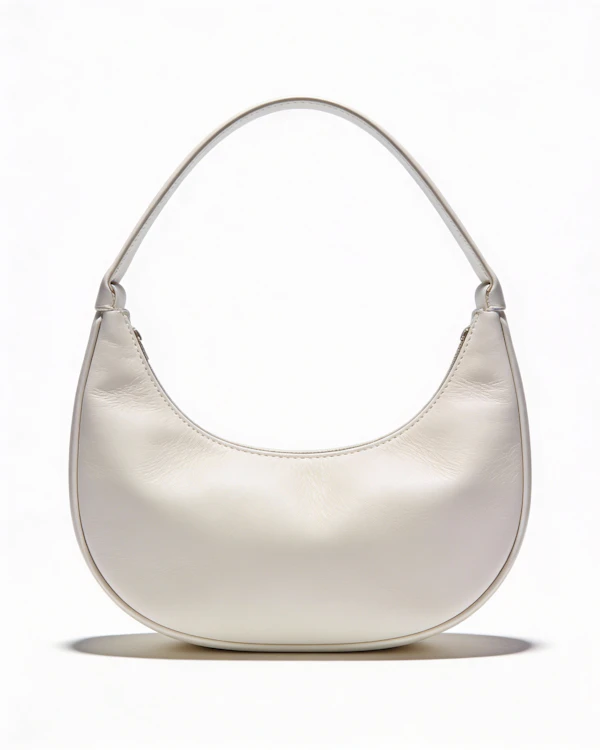 Minimalist White Handbag