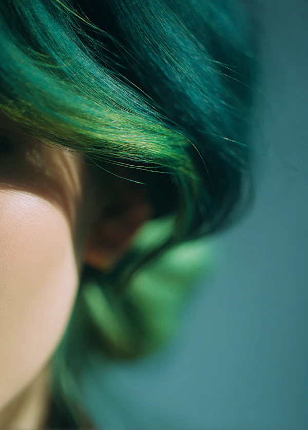 Vivid Hair Close-Up