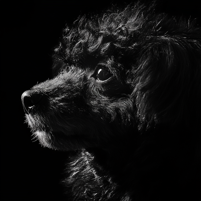 Dramatic Poodle Profile