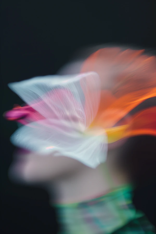 Ethereal Flower Portrait