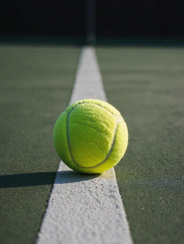Tennis Ball Close-Up
