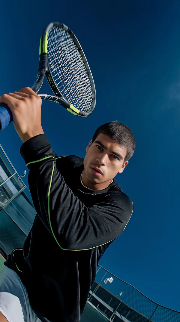 Tennis Action Shot
