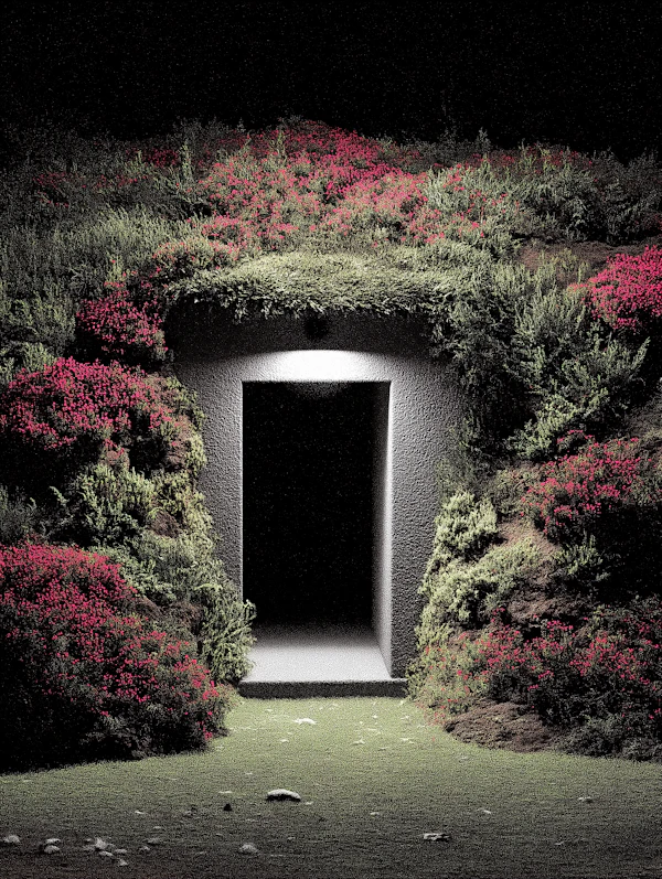 Enigmatic Doorway Scene