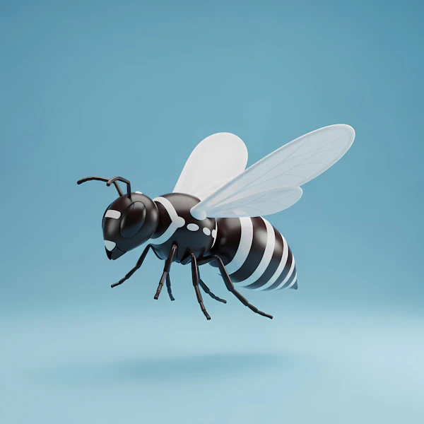 Stylized 3D Bee