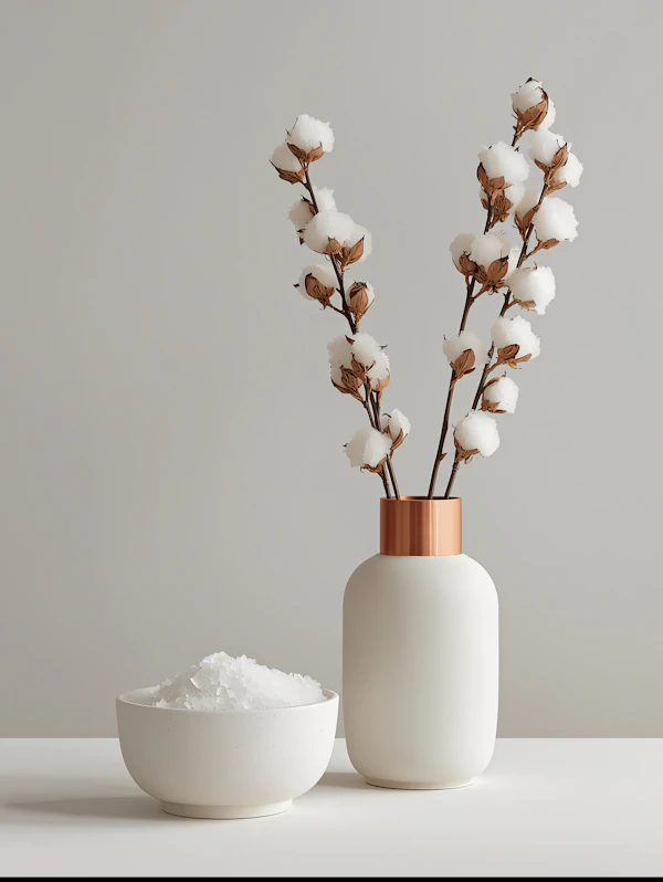Minimalist Vase and Bowl