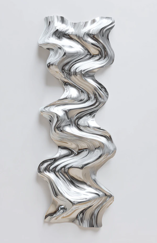 Reflective Ribbon Sculpture