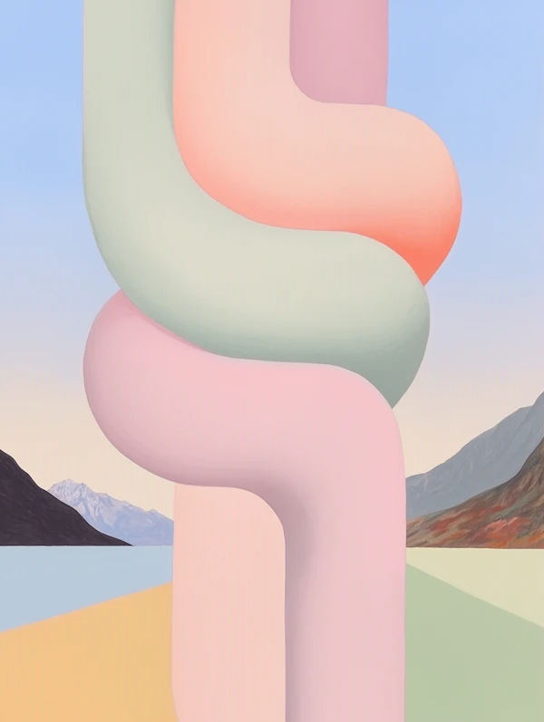 Surreal Abstract Landscape