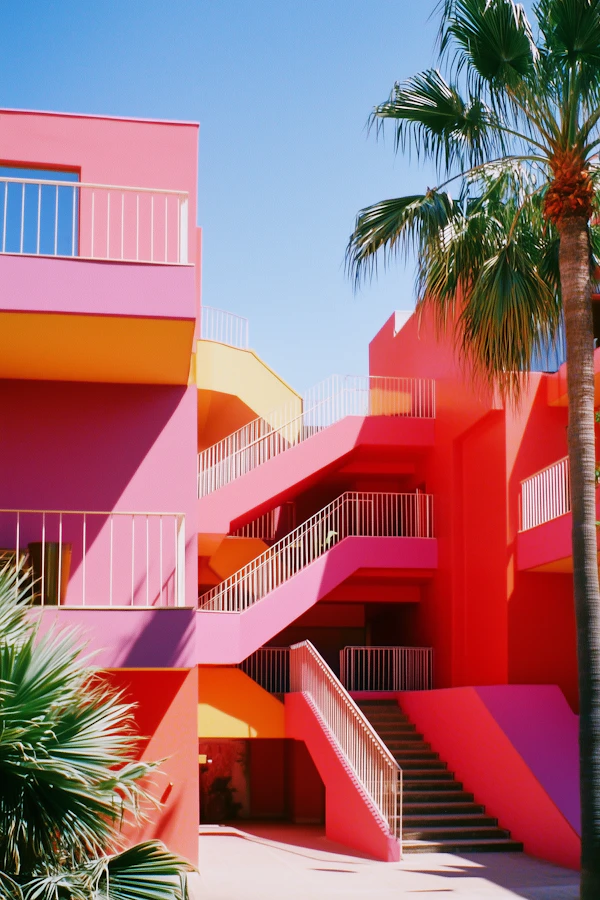 Vibrant Architectural Scene