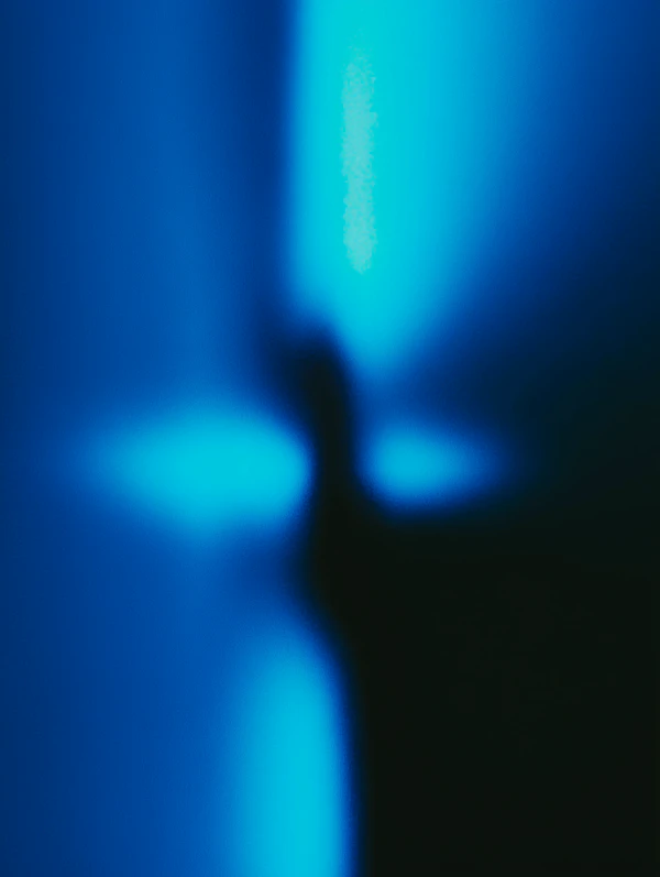 Abstract Blue Glow