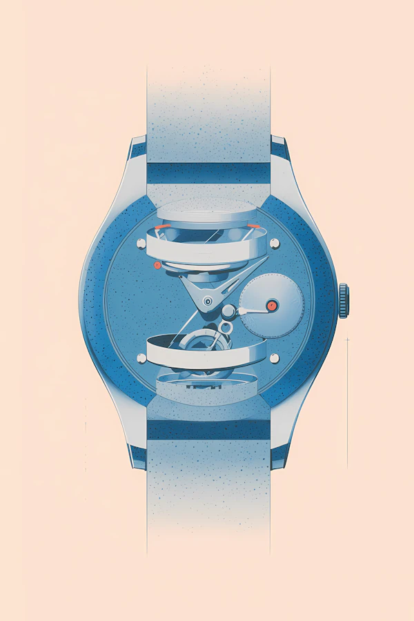 Stylized Wristwatch Art