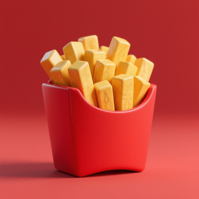 Stylized French Fries