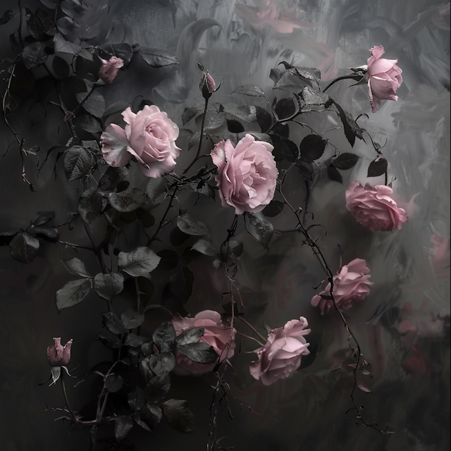 Ethereal Blooming Roses