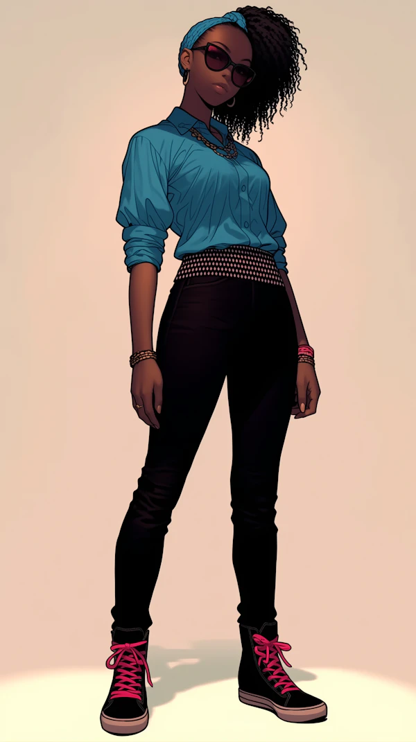Stylish Individual Portrait