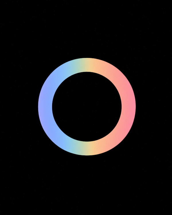 Vibrant Gradient Circle