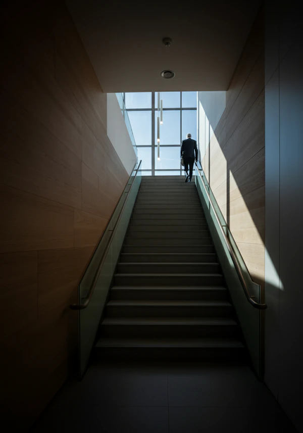Modern Staircase Scene